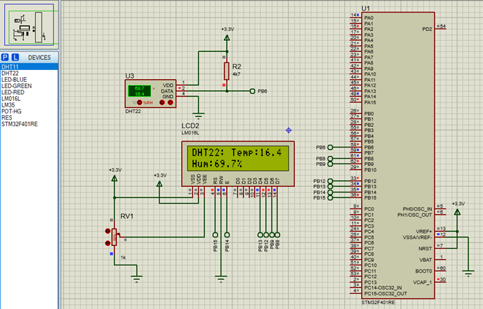 DHT22 Sensor & LCD Integration